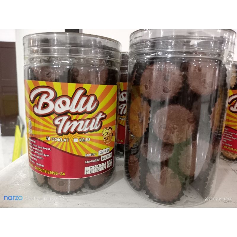 

Bolu Imut Coklat 200gr