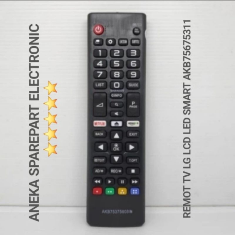 REMOT TV LG LCD LED SMART AKB75675311