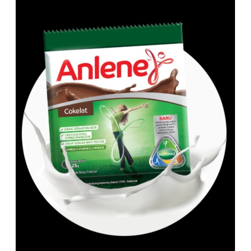 

ANLENE SACHET COKLAT 20GR (5 SACHET)