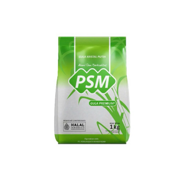 

PSM Gula Pasir Kristal Putih Premium 1 kg