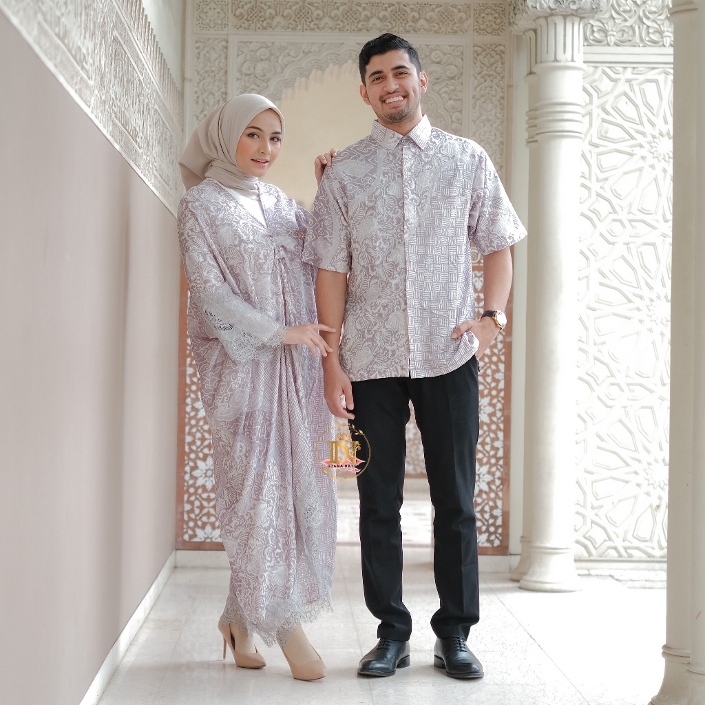 COUPLE KAFTAN VISCOSE LACE by Diana Batik Trusmi