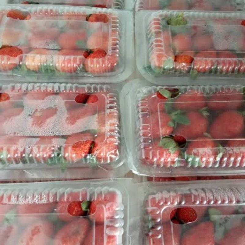 

Buah strawberry segar 1pack/ strawberry buah 1pack