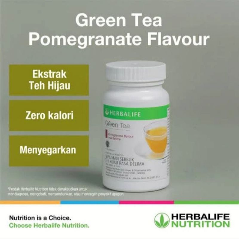 

HERBALIFEEE GREEN TEA ORIGINAL - TEH HIJAU RASA DELIMA