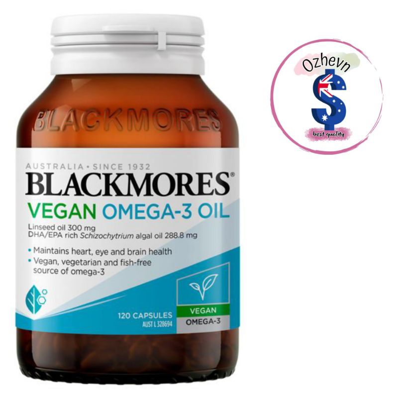 Blackmores Vegan Omega 3 120 Capsules