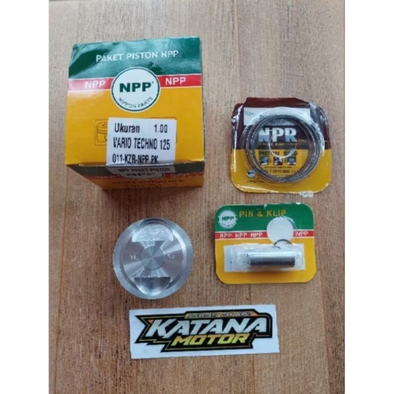 Piston Kit Ring Seher vario 125 NPP Custom.PNP Beat Karbu Scopy Karbu Vario 110 Spacy Karbu