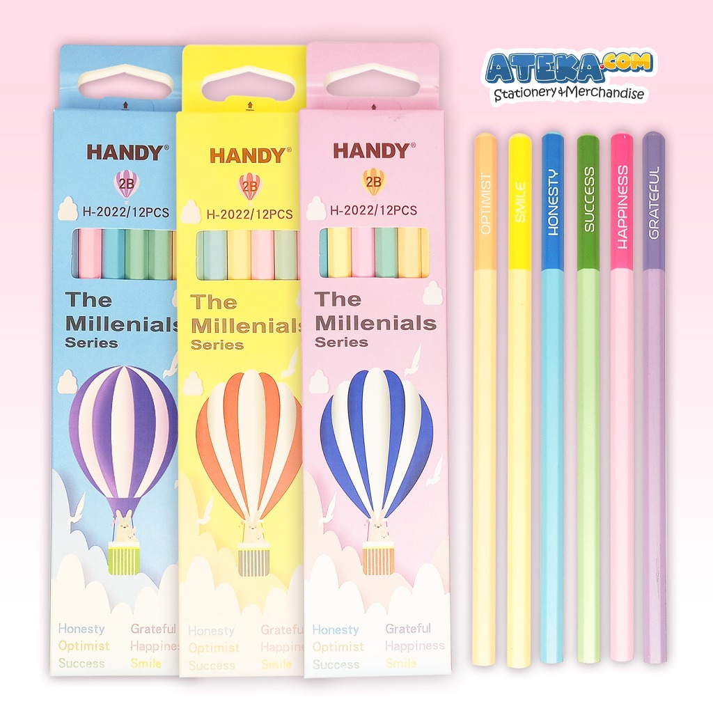 

Handy Pensil 2B The Millennials Series – Pensil Modern untuk Generasi Aktif! - Atekadotcom