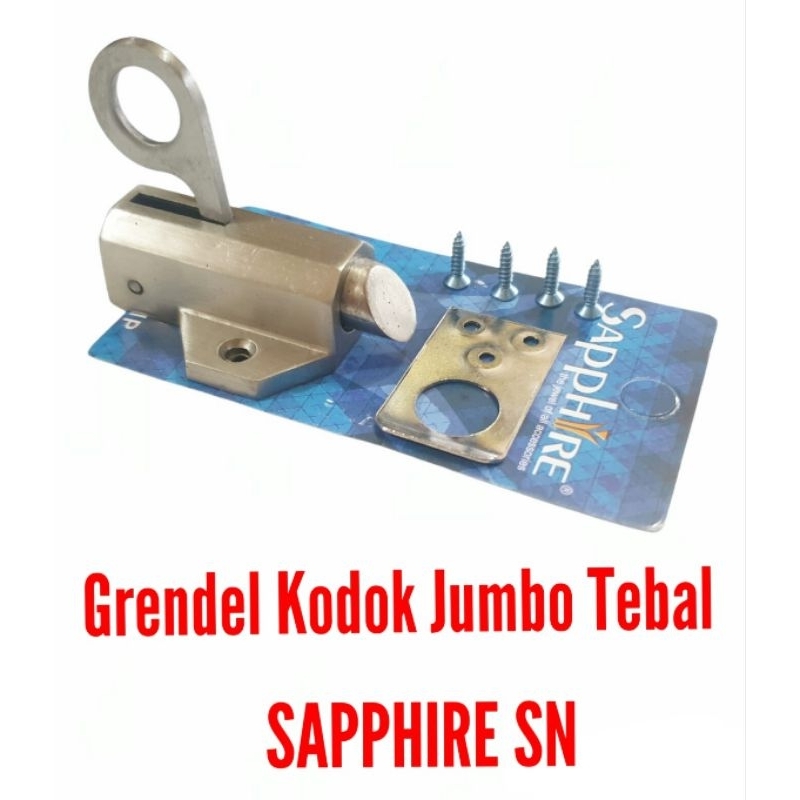 GRENDEL KODOK JUMBO / GRENDEL KODOK JENDELA / SPRING KNIP JUMBO / SELOT SLOY KUNCI JENDELA PINTU STA