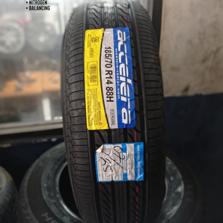 Ban Mobil Standar Panther,Avanza,Xenia,Evalia Merk Accelera Eco Plush 185 70 R14 Toko Ban Ciledug