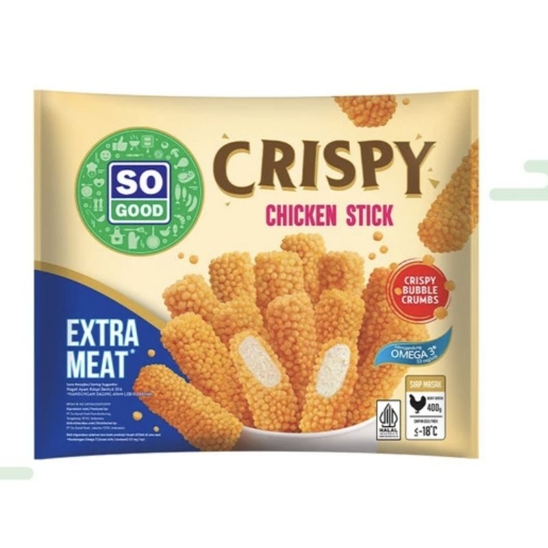 

SO GOOD NUGGET CRISPY /STICK CRISPY 400GR