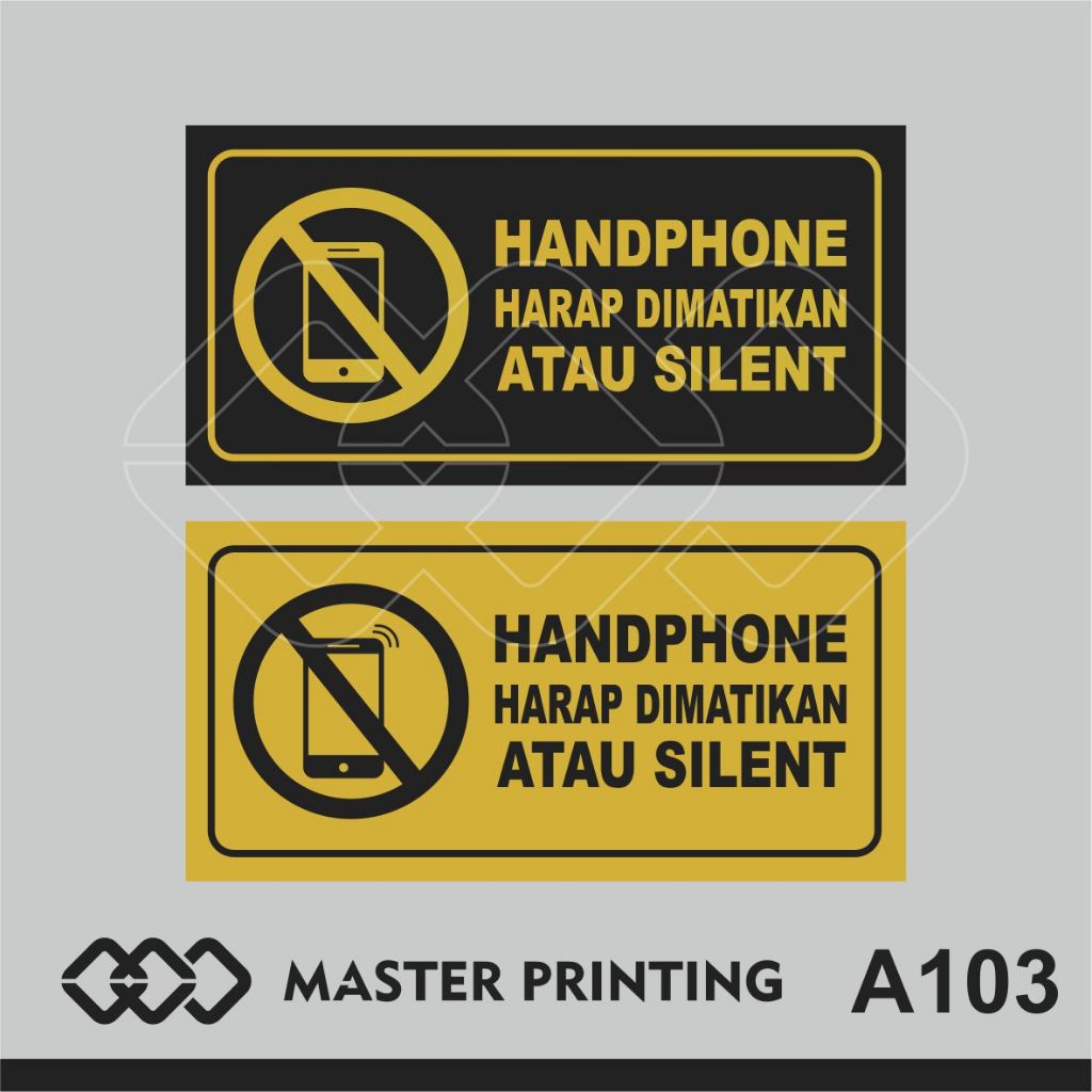 

A103 - Akrilik Handphone Harap Dimatikan, Matikan HP, Acrylic Sign, Tahan Air, Termurah, Bisa Custom