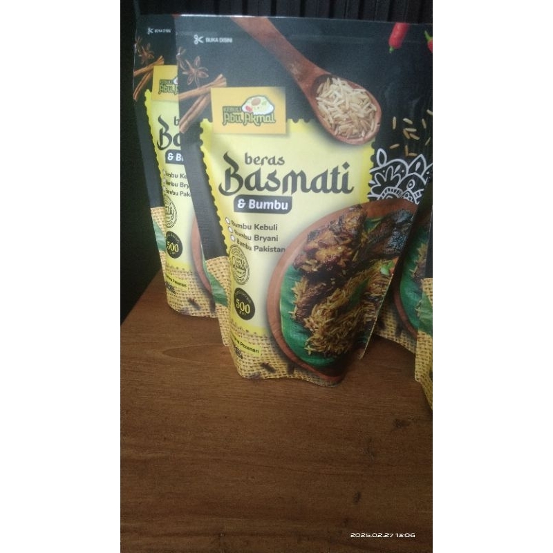 

BERAS BASMATI + BUMBU
