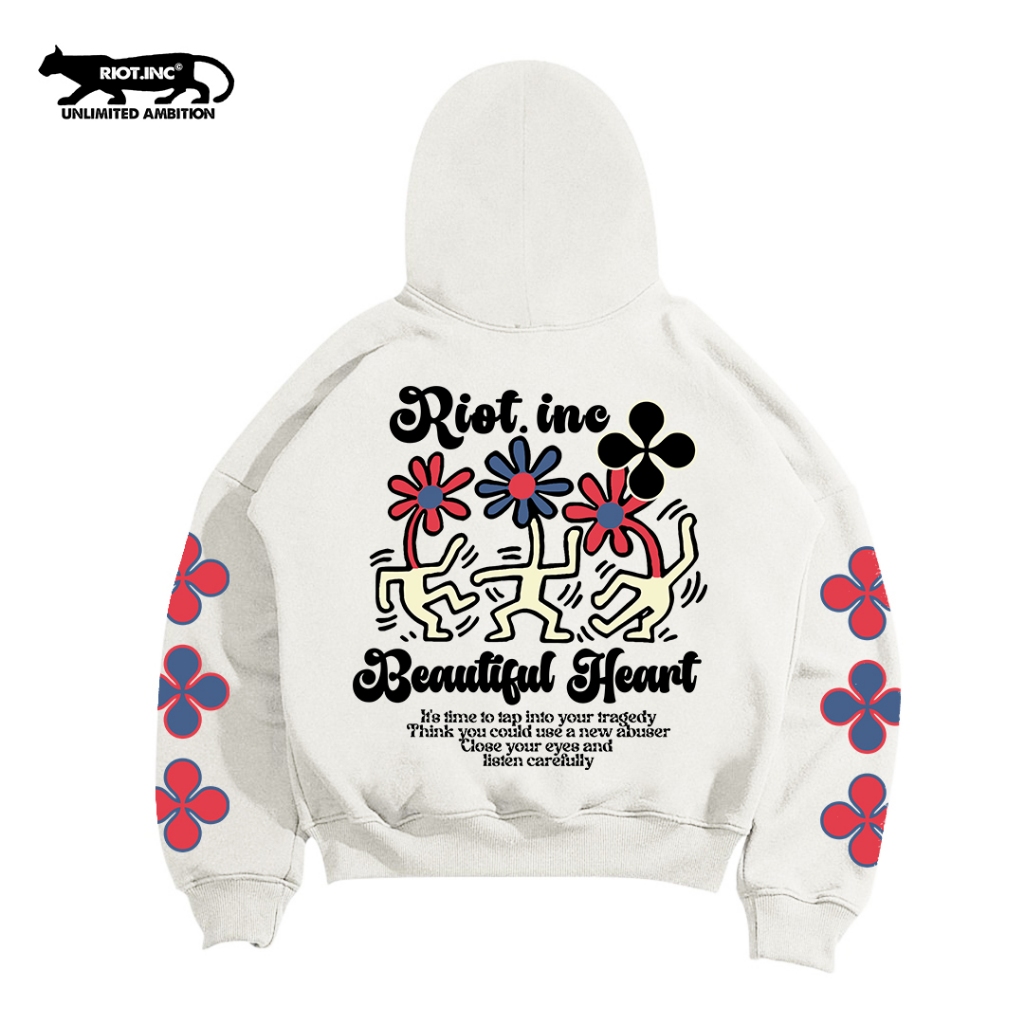 Hoodie Boxy Heritage Riot | Riot.inc | Hoodie Pria Wanita