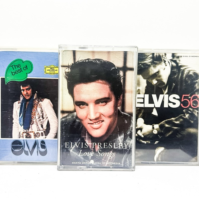 Paket Kaset Pita Elvis Presley 3 Kaset