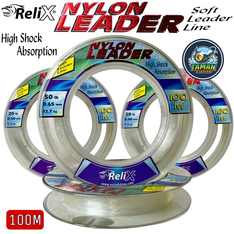 Senar Pancing Leader Relix NYLON LEADER 100Meter