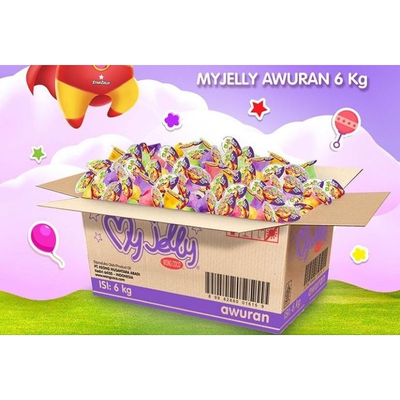 

Dshop - 1 kg My jelly wong coco awuran snack lebaran jelly murah