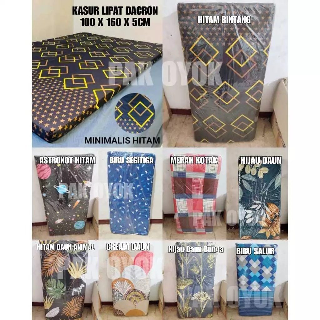 Kasur Lantai Dacron 100x160 Cm / Kasur Lipat Lantai / Kasur Lipat Karakter Gambar / Alas Tidur / Mat
