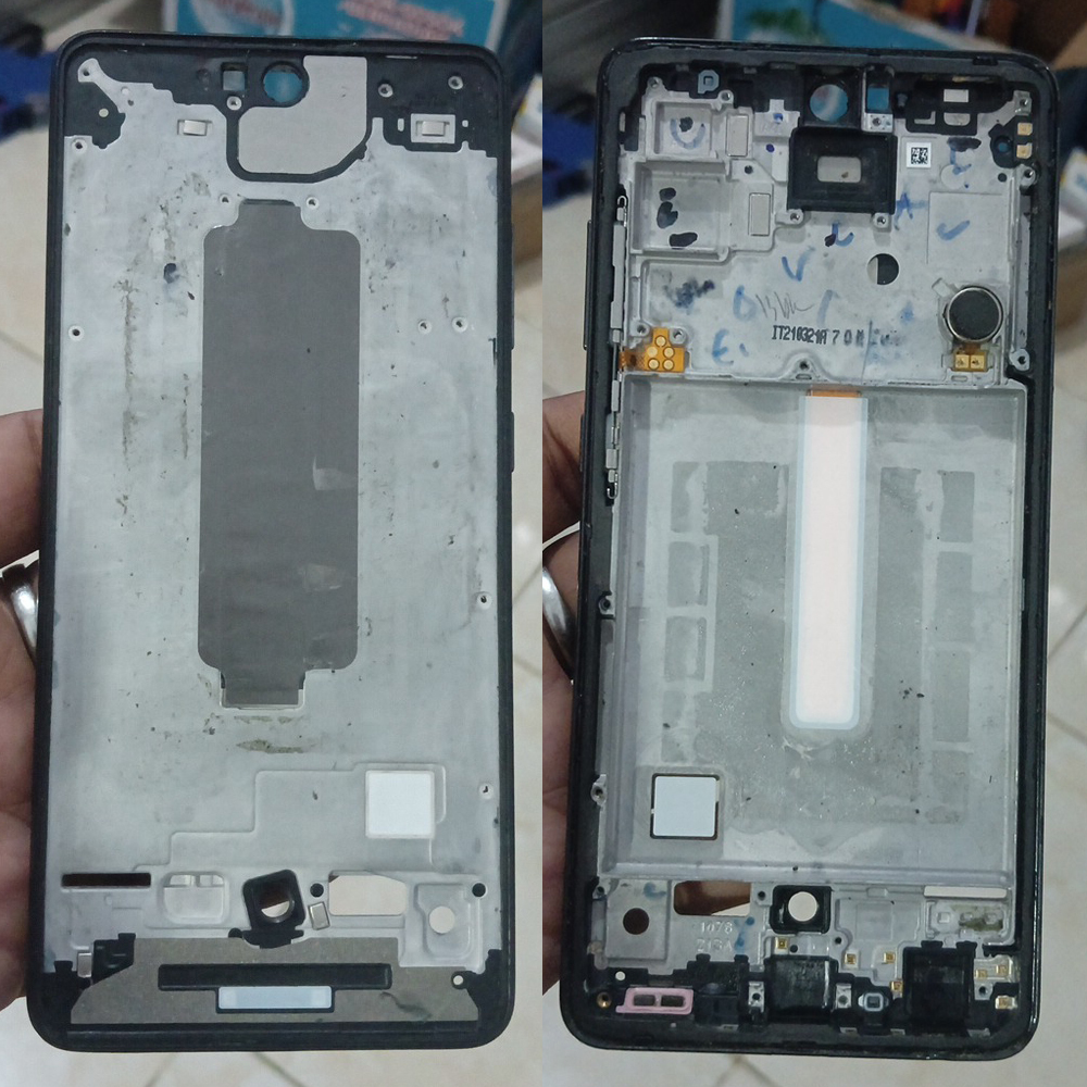 Tatakan LCD Samsung Galaxy A52 SM A525F Frame Bezzel Original Samsung Galaxy A52 SM-A525F Frame Tula