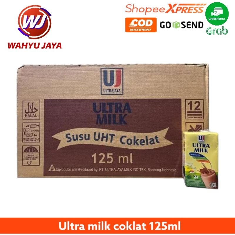 

Ultra milk coklat 125ml dus @40