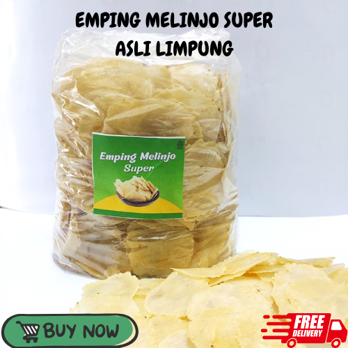

EMPING MELINJO 1 KG SUPER KERING KEMASAN KARDUS ASLI LIMPUNG || EMPING BEST SELLER