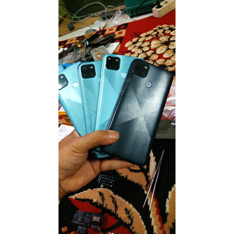 backdoor plus fingerprint bekas ori realme c21y cek deskripsi