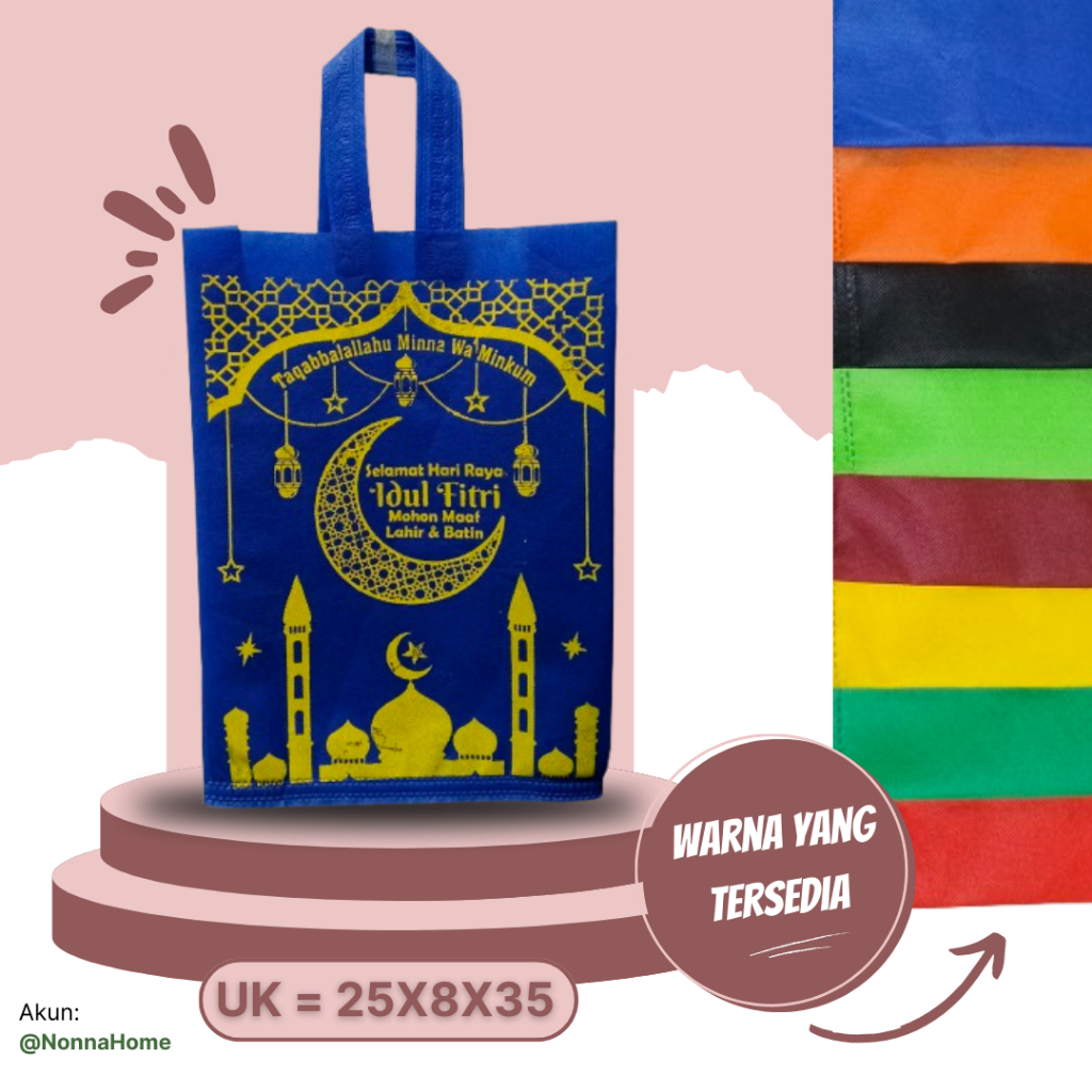 

Tas idul fitri lebaran/tas parcel 25x8x35cm (lusinan 12pcs)