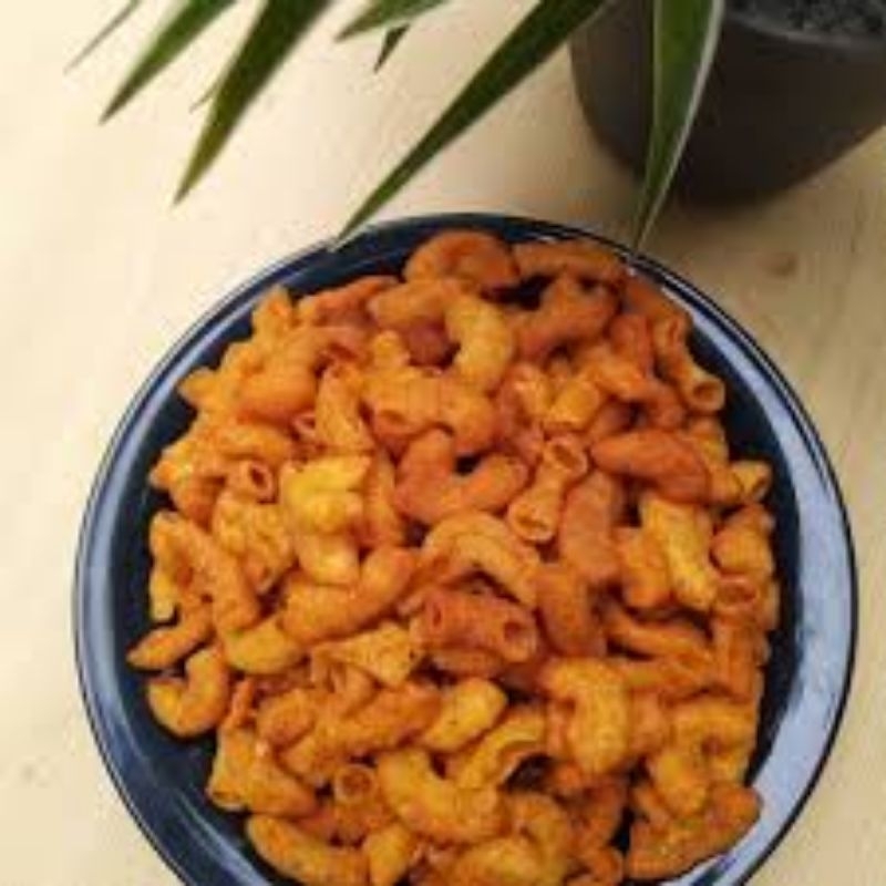 

[Snack] Makanan Ringan Snack Makaroni Keong Pedas Kemasan 250 gram
