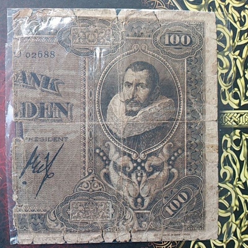Uang Coen sanering 100 gulden apa adanya