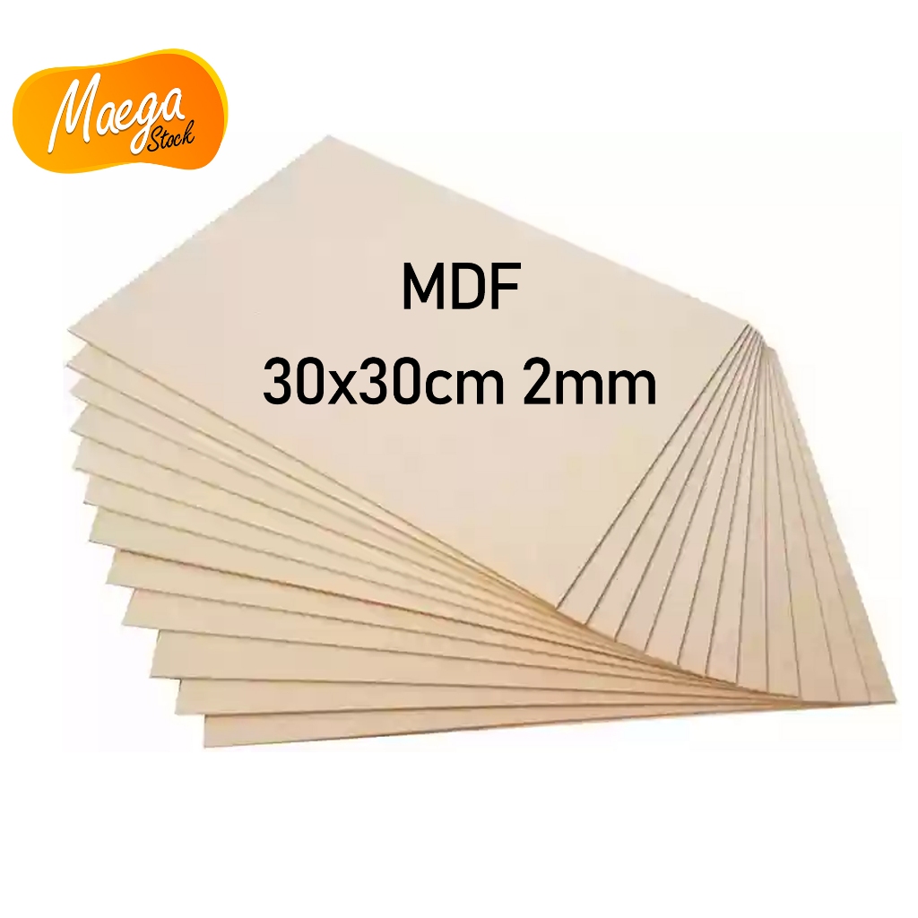 

♦️ISH♦️ Papan MDF 2 mm 30 x 30 cm Termurah Sesulawesi (Ready)
