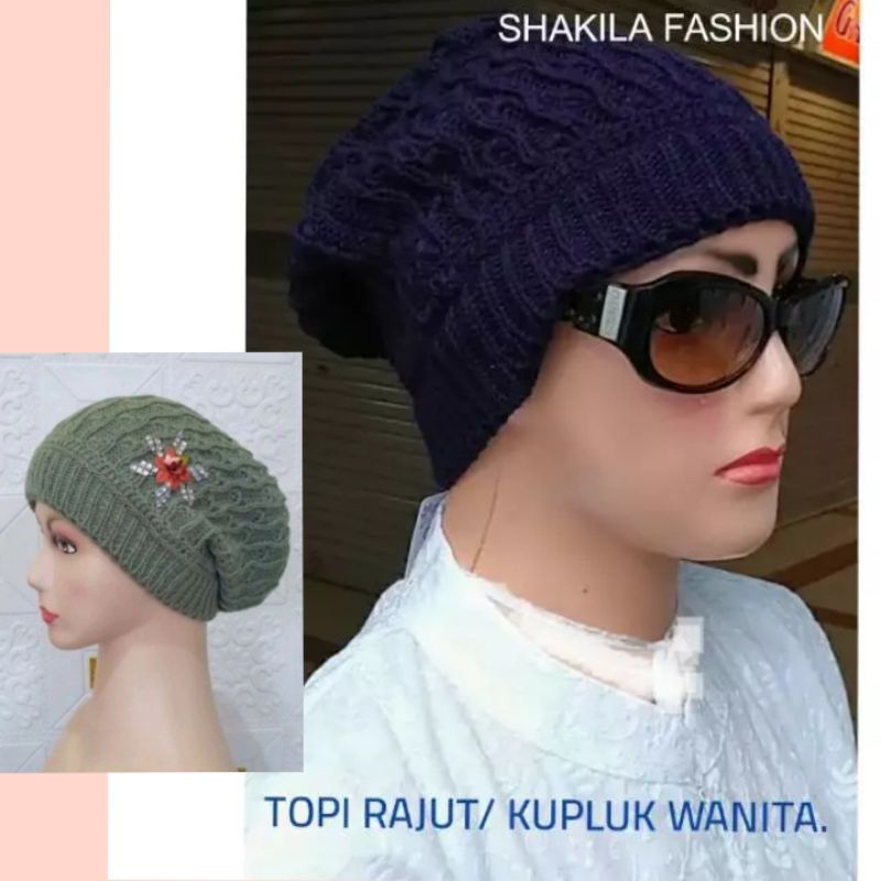 MAKROMAH RAJUT TURBAN DEWASA//TOPI TURBAN DEWASA