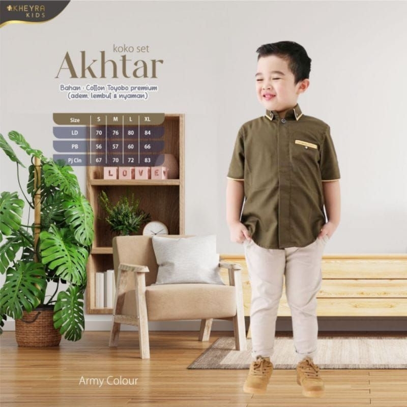 Akhtar koko set by Kheyra fashion||koko anak satu set