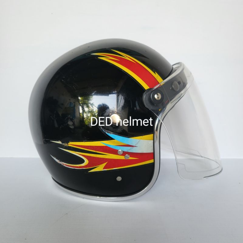 Helm RX King // Yamaha lidah api // helm jadul