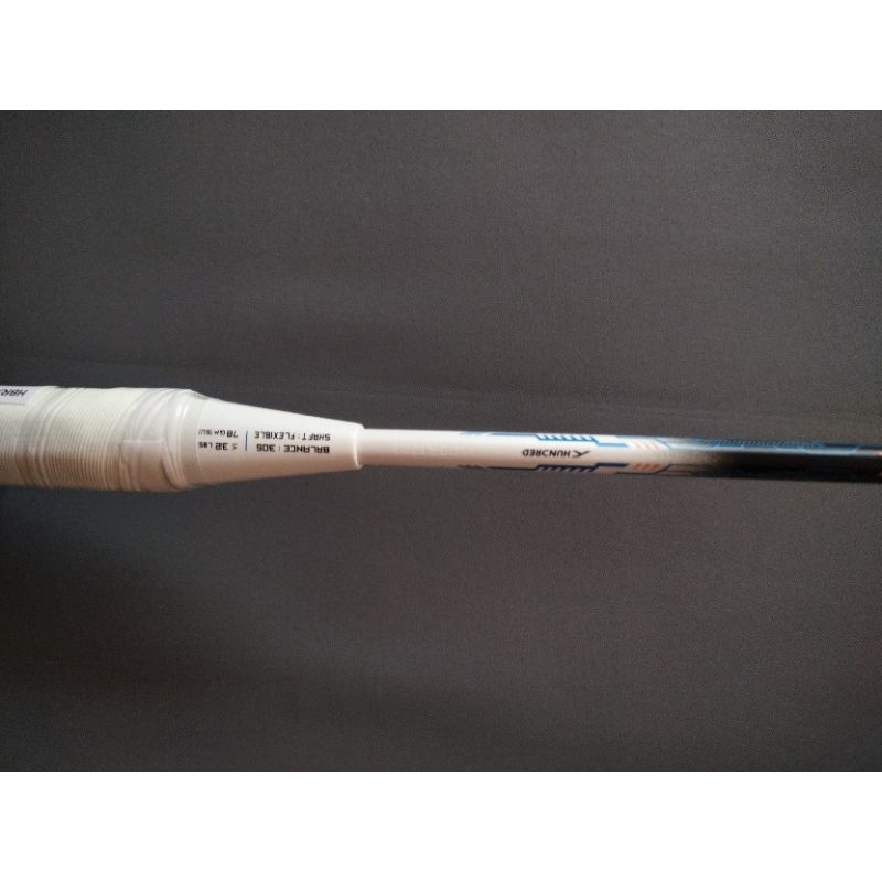 Raket Badminton Hundred Supersonic / Raket Hundred Supersonic  Black White