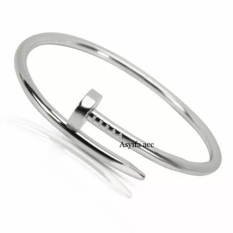 Gelang Baja Antikarat Simpel (Kodo Baja P4ku) Pria Dan Wanita