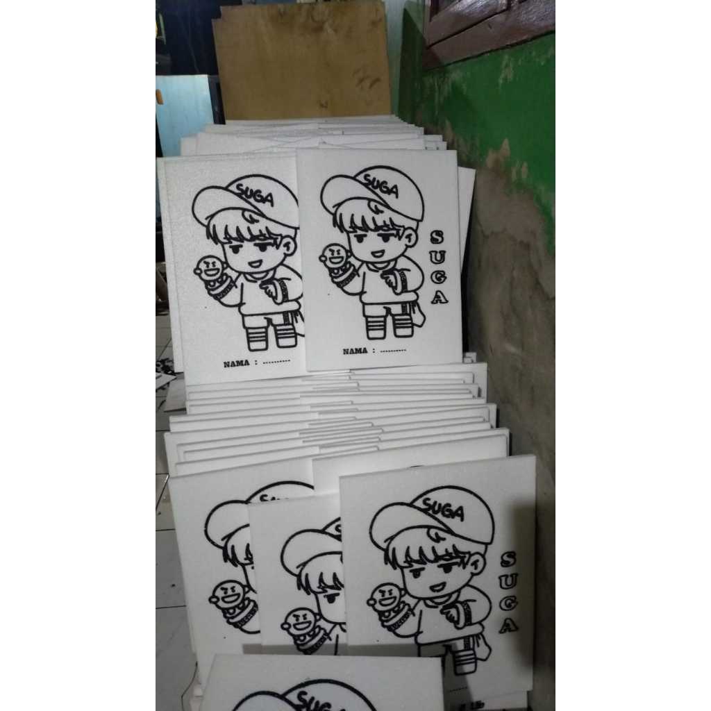 

HLM - (25 Pcs) [Tanpa Lis] Sterofoam Lukis Uk 33x50x1 cm / Styrofoam Lukis Anak