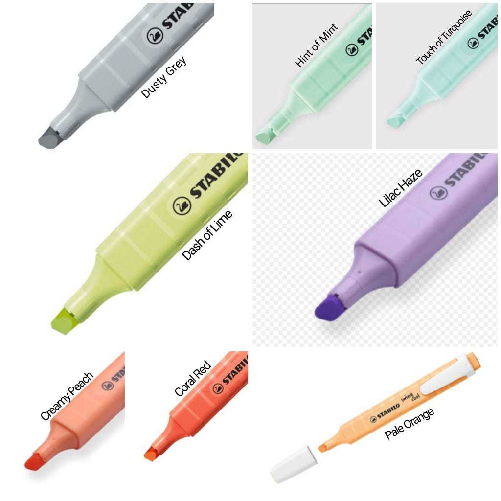 

Stabilo Swing Cool Pastel Highlighter