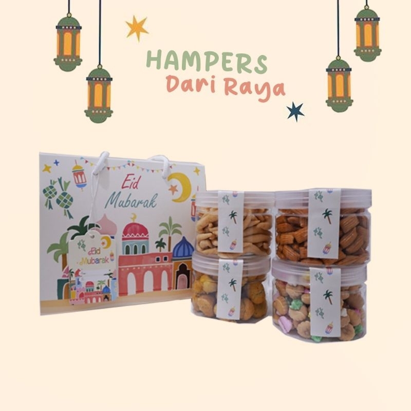 

Hampers Cookies Snack Lebaran Isi 4