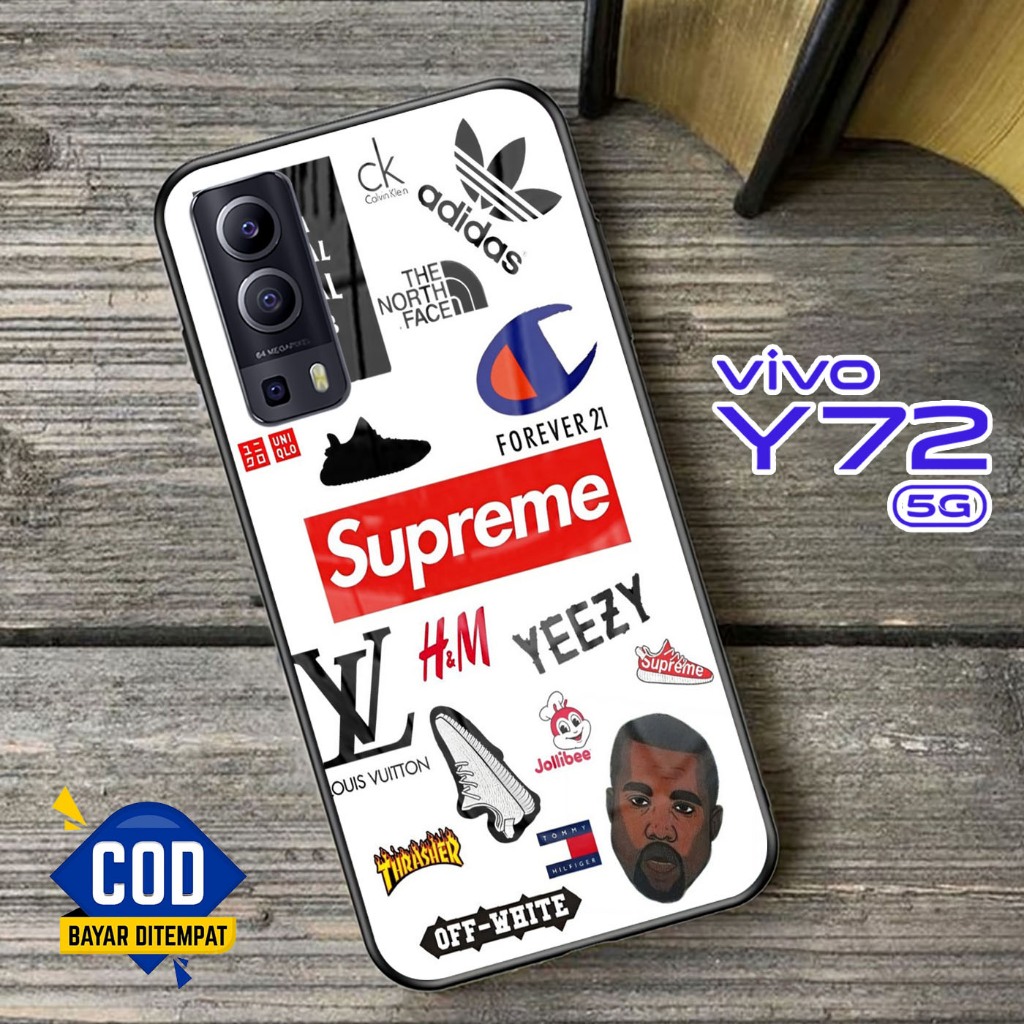 Softcase Kaca VIVO Y72 (5G) - Case Handphone VIVO Y72 (5G) [T95].