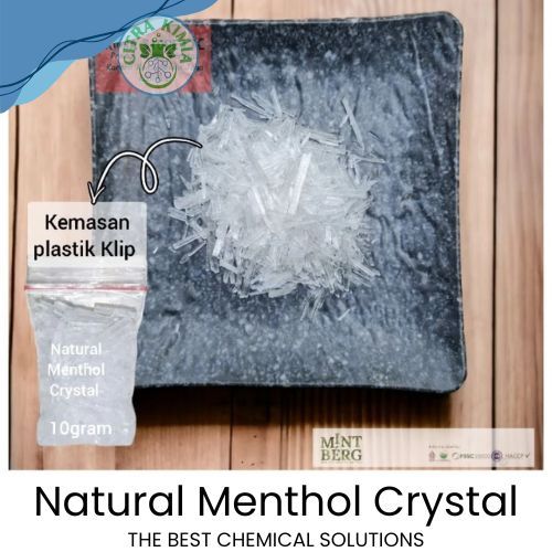 Menthol Crystal 10gram / Kristal Mentol 10gram ( Natural Menthol Crystal )