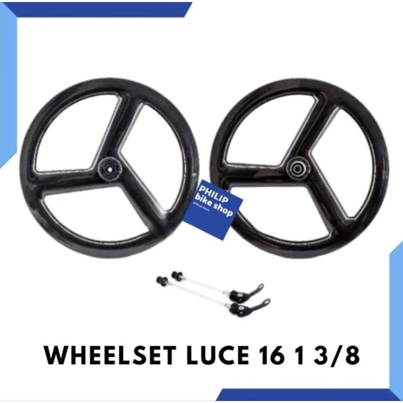 Wheelset Carbon Luce Sepeda Lipat 16 349 New