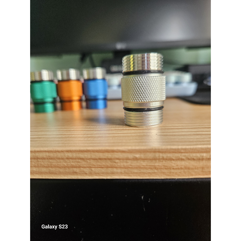 (SILVER) Short TUBE 18350 untuk Convoy S2+ Rectangular