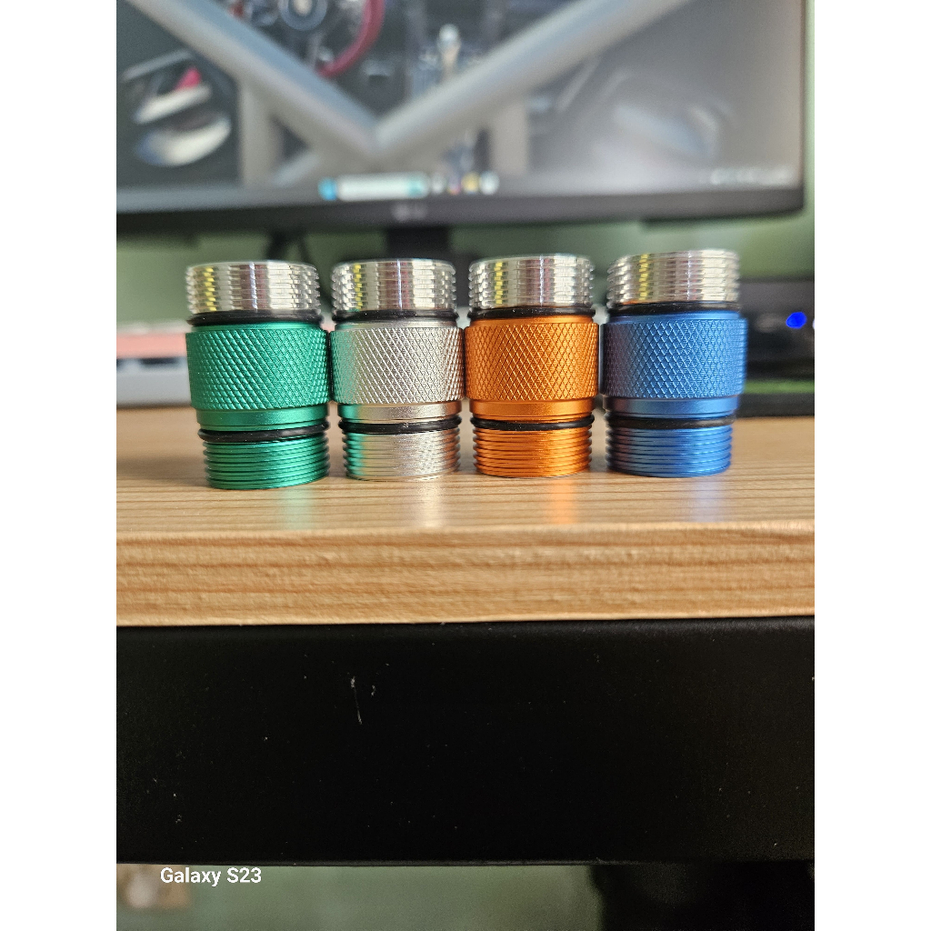 (ORANGE) Short TUBE 18350 untuk Convoy S2+ Rectangular