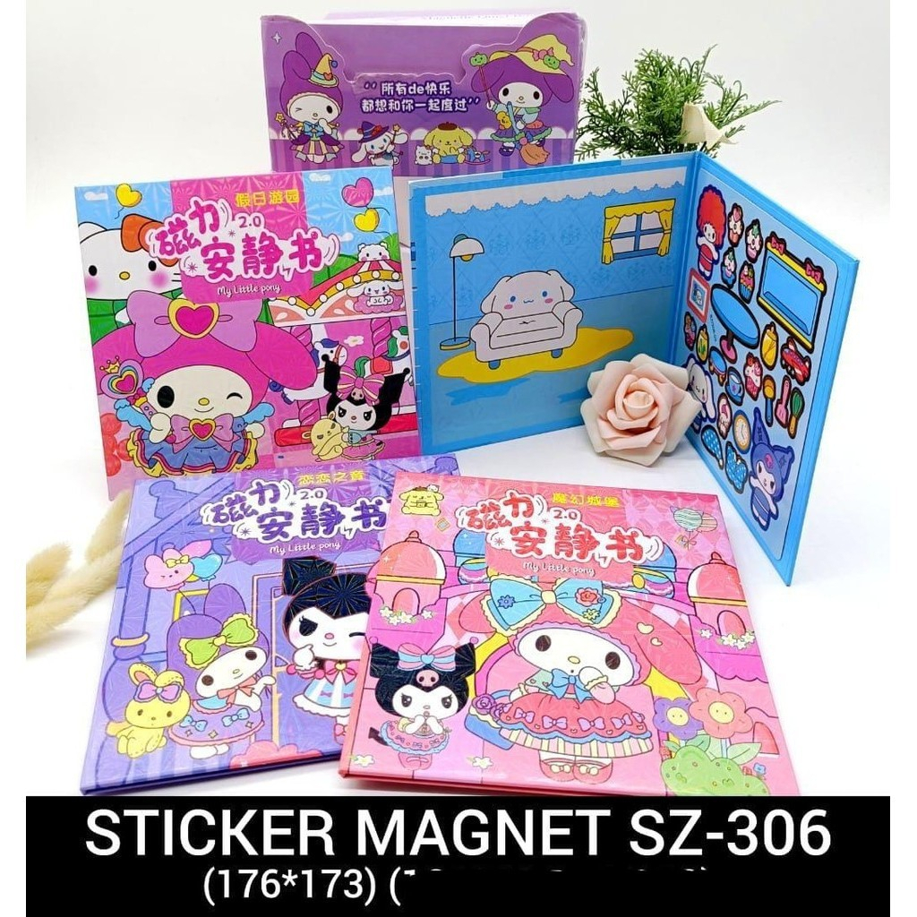 

STIKER MAGNET 306 / STICKER MAINAN ANAK / STIKER KARAKTER ANAK LUCU/ Sticker Magnet SZ-306 (176*173)