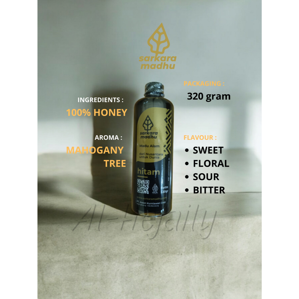 

Madu Hitam Mahony Sarkara Madhu 320g 320 Gram 320ml