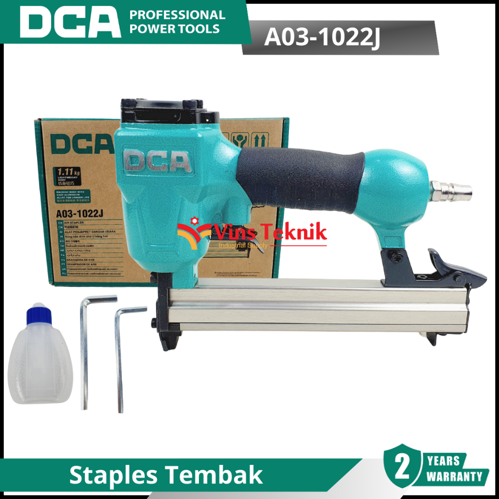 

Mesin Paku Tembak Stapler Angin Air Brad Nailer DCA A03-1022J A03-1022 ( PAKU U )