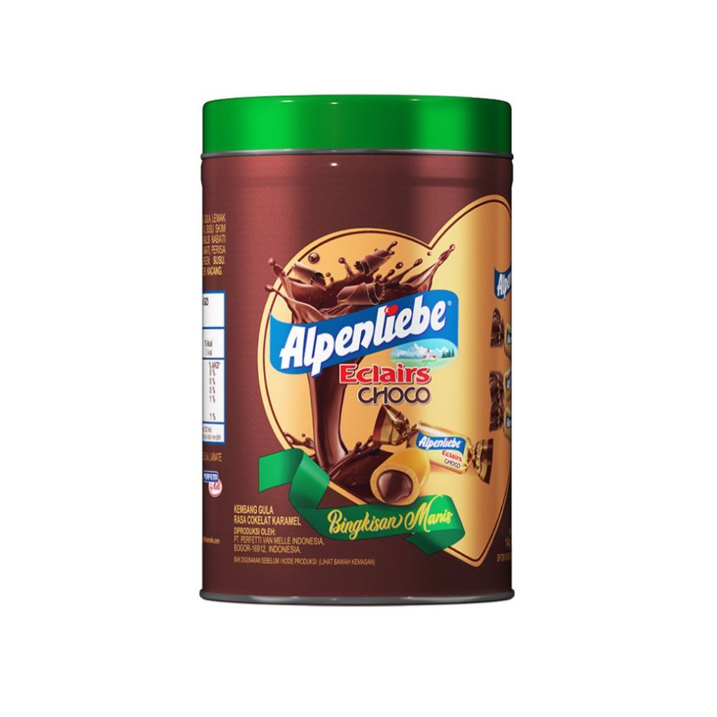 

Alpenliebe Eclairs Choco Permen Coklat Karamel Kaleng 144g