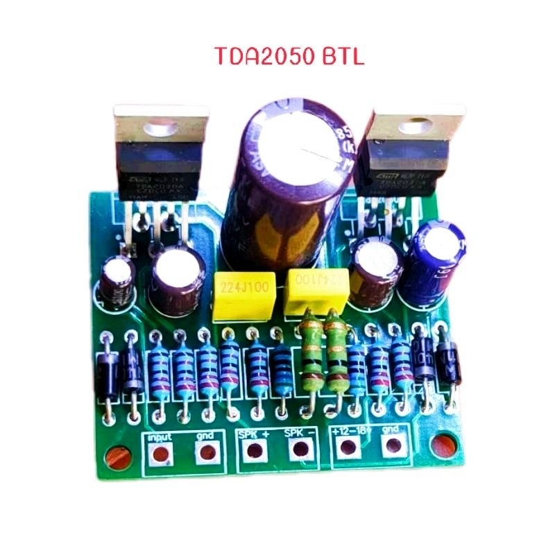 Kit Driver TDA2030 TDA2050 BTL Mono / Mini Kit Driver Power Amplifier TDA2030 TDA2050 BTL Mono