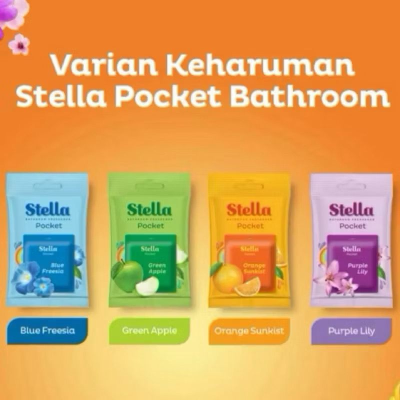 Stella / Stella Pocket Bathroom Pengharum & Pewangi Kamar Mandi