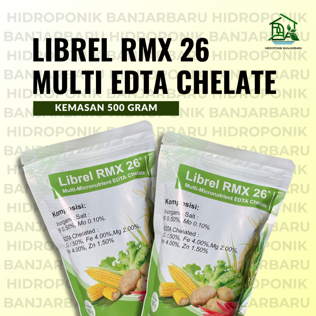 PUPUK MIKRO LIBREL RMX 26 MULTI EDTA CHELATE 500 GRAM