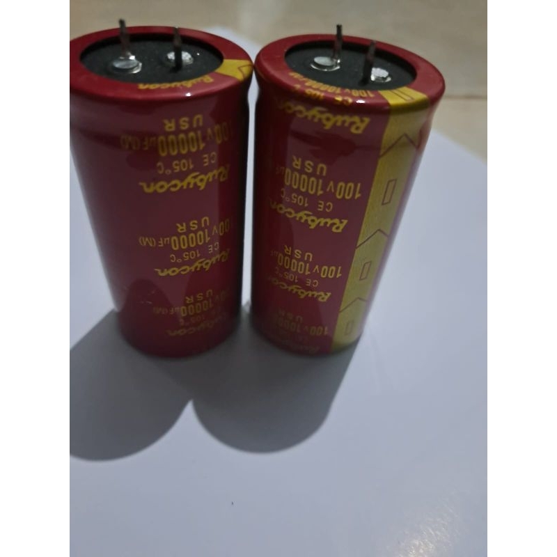 Elco Rubycon Red USR 10000uf/100volt Original Produk