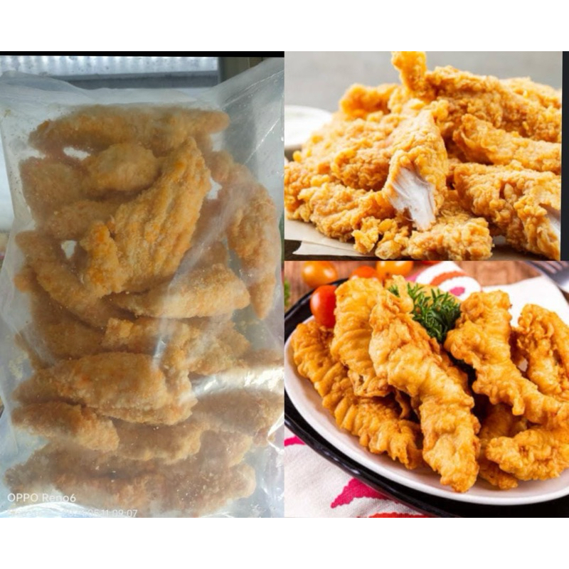 

Chicken Strips Ala Resto 700gr / Fillet Ayam Tepung